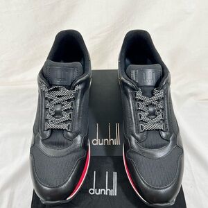 Dunhill Black and Red Men's Sneakers